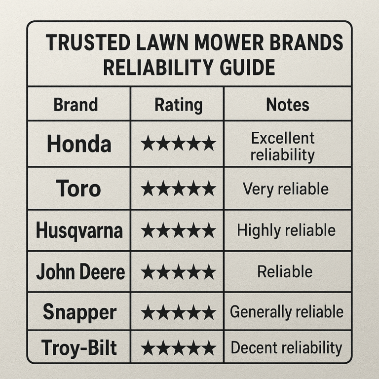 Featured image for 15 Most Trusted Lawn Mower Brands for 2026 The Ultimate Reliability Guide